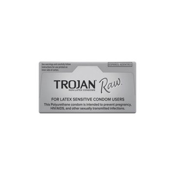 Trojan Raw Pure Feel Non-Latex Condoms, 10 ct