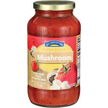 Hill Country Fare Pasta Sauce - Mushroom, 24 oz