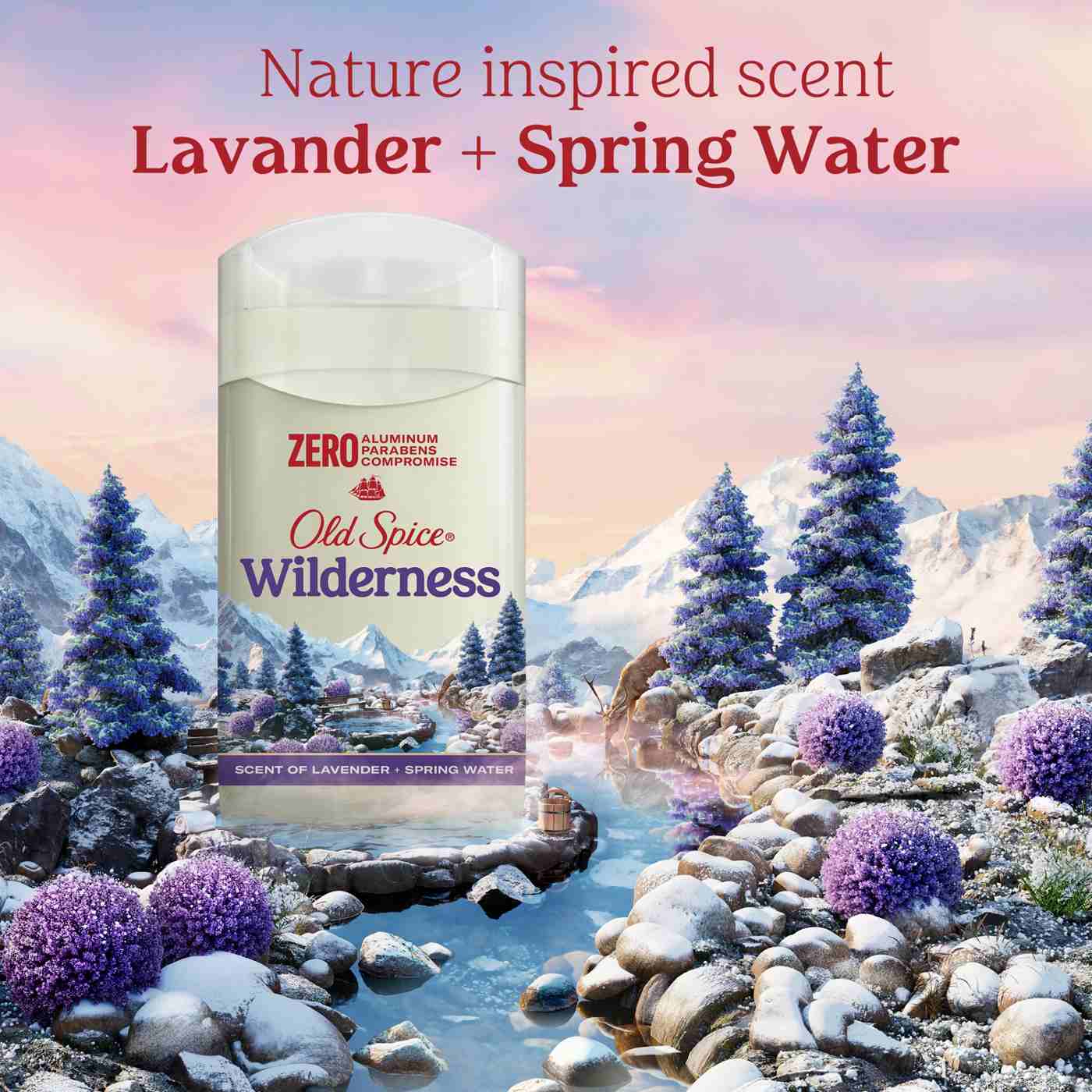 Old Spice Aluminum-Free Deodorant - Wilderness Lavender; image 3 of 8