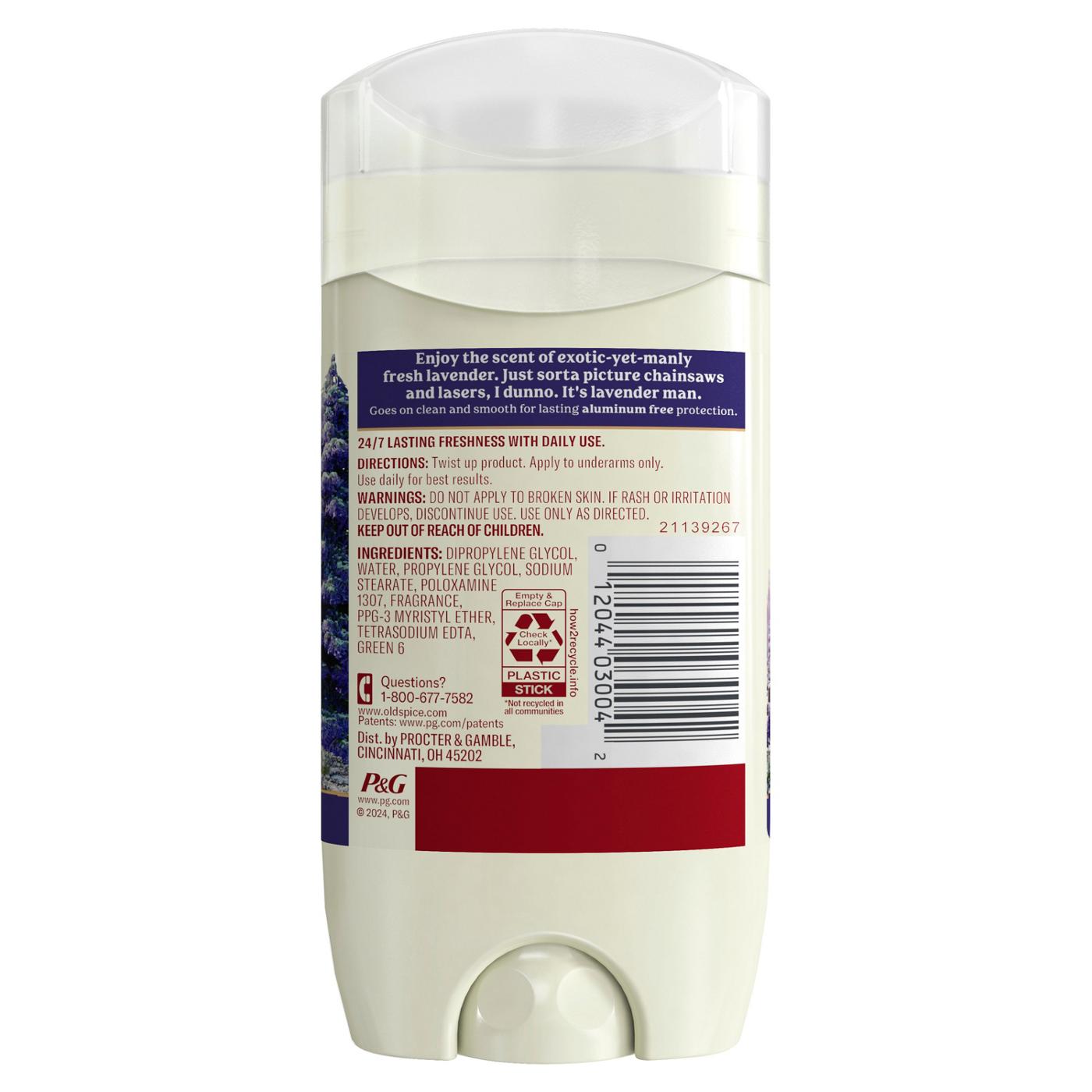 Old Spice Aluminum-Free Deodorant - Wilderness Lavender; image 7 of 8