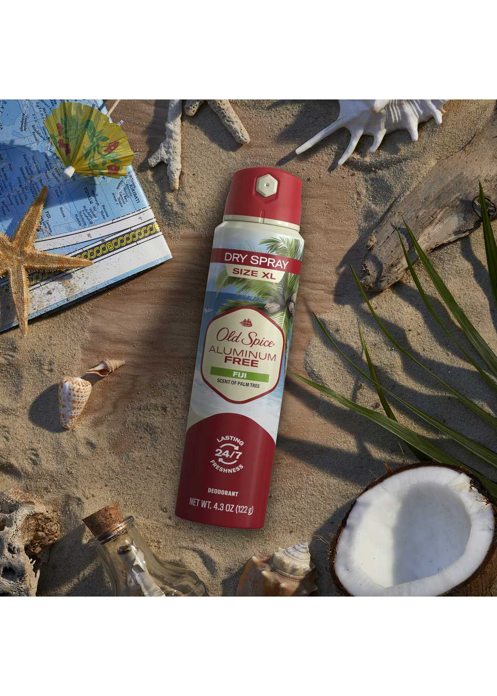 Old Spice AluminumFree Deodorant Dry Spray Fiji Shop Deodorant & antiperspirant at HEB