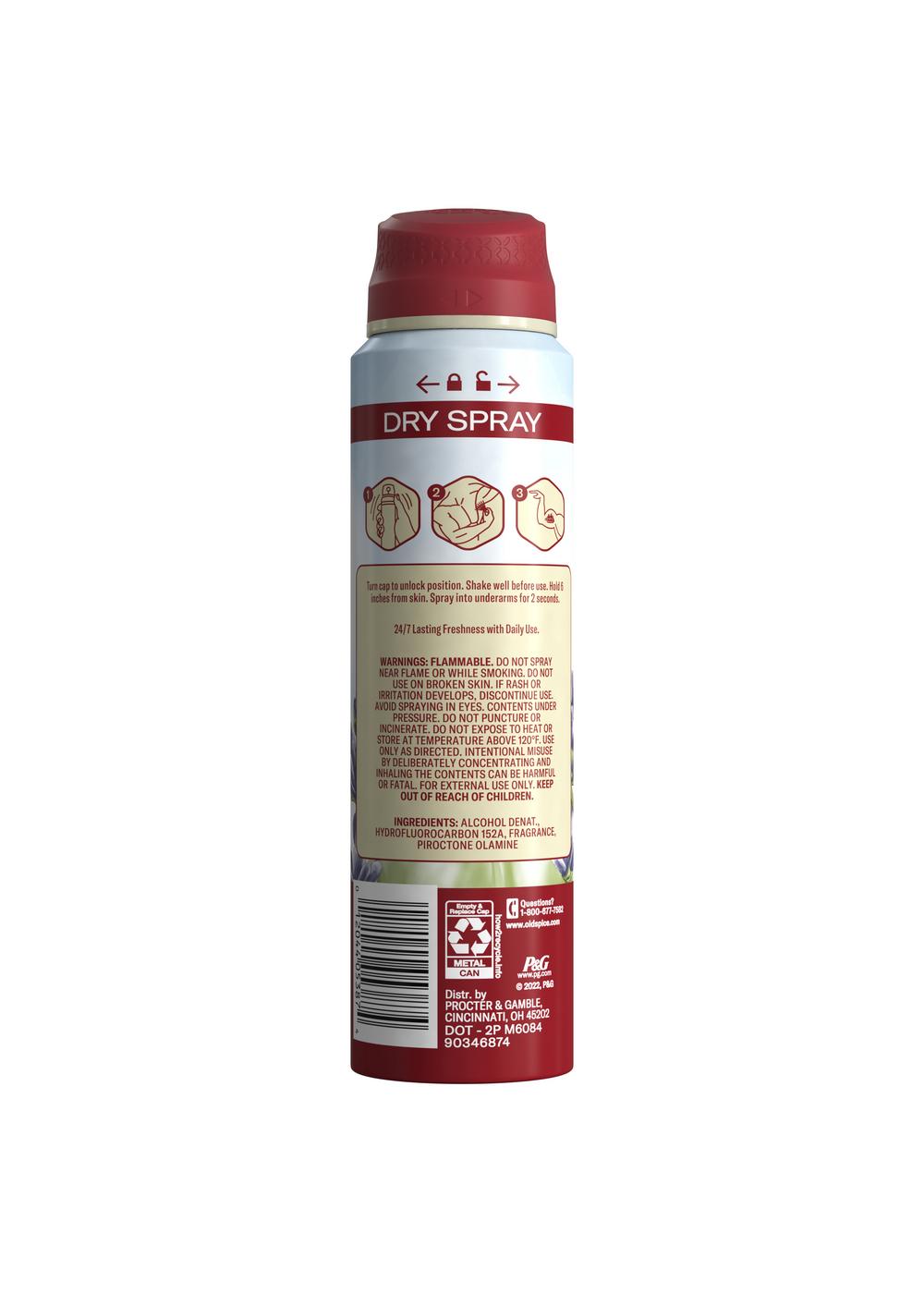 Old Spice Dry Spray Deodorant - Wilderness; image 4 of 5