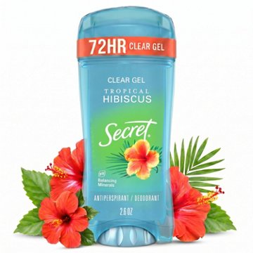 Secret 48 Hr Antiperspirant Deodorant Gel - Tropical Hibiscus