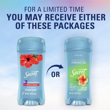 Secret 48 Hr Antiperspirant Deodorant Gel - Tropical Hibiscus