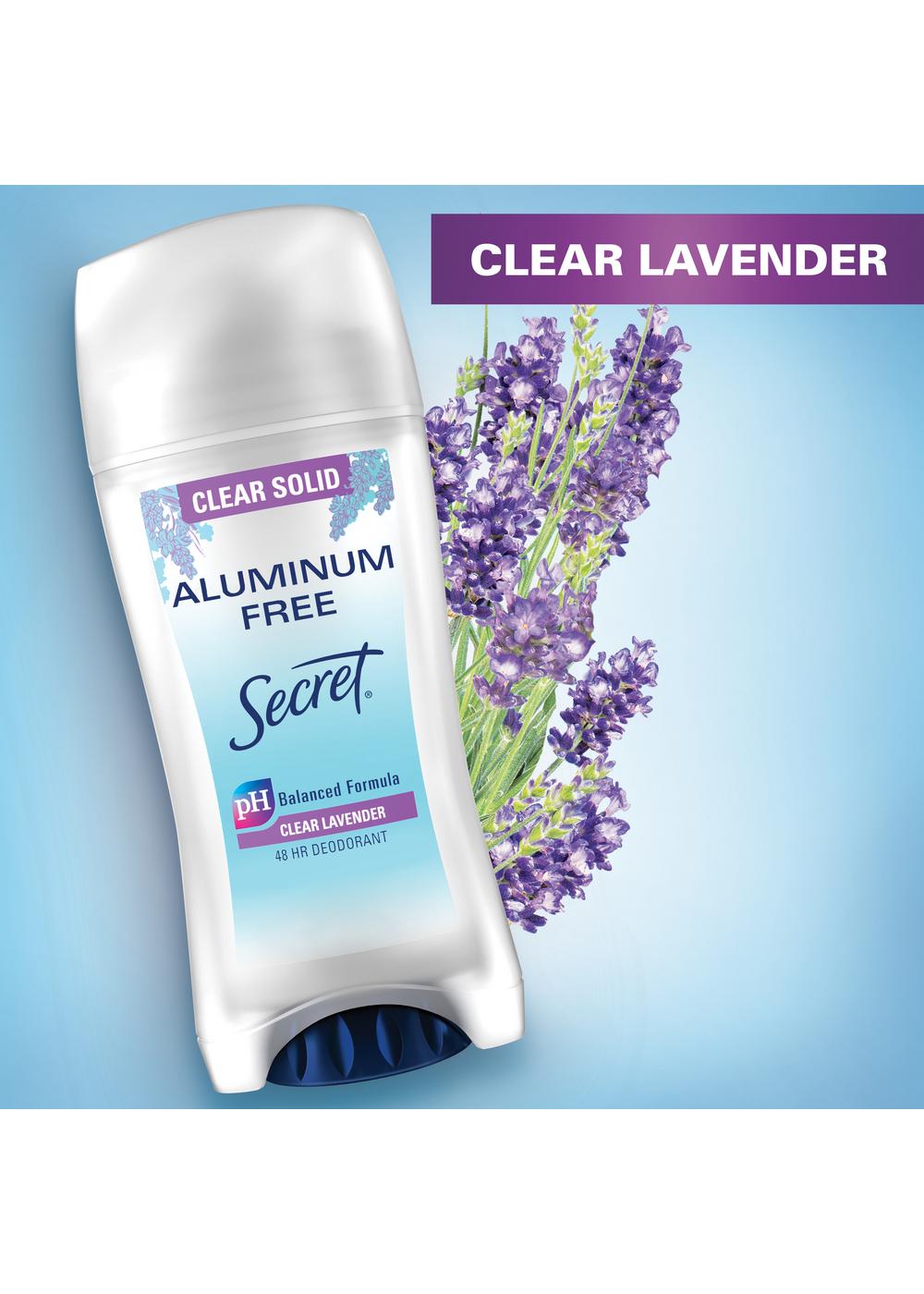 Secret Aluminum Free 48 Hr Deodorant - Lavender; image 3 of 11