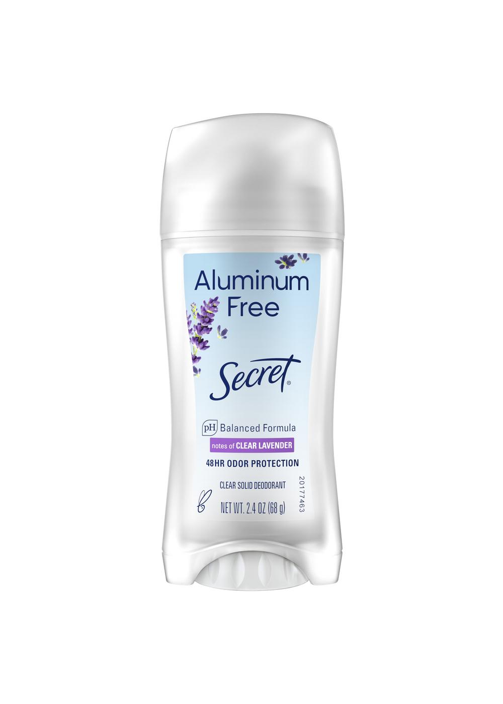 Secret Aluminum Free 48 Hr Deodorant Lavender Shop Deodorant