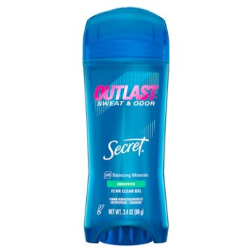 Secret Outlast 72 Hr Gel Antiperspirant Deodorant - Unscented