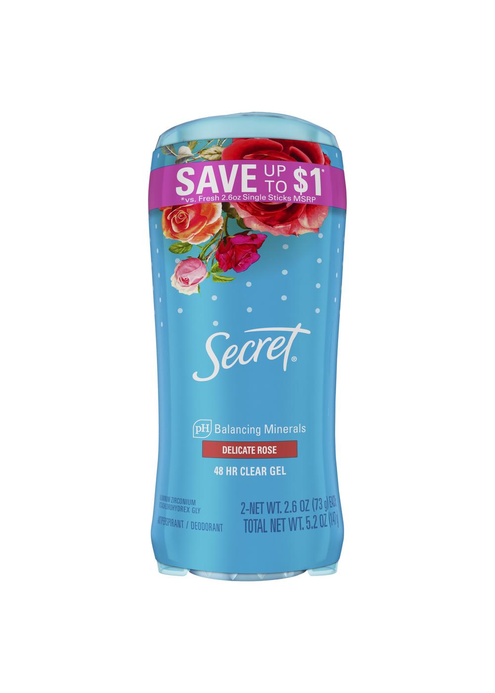 Secret 48 Hr Gel Antiperspirant Deodorant - Delicate Rose; image 1 of 8