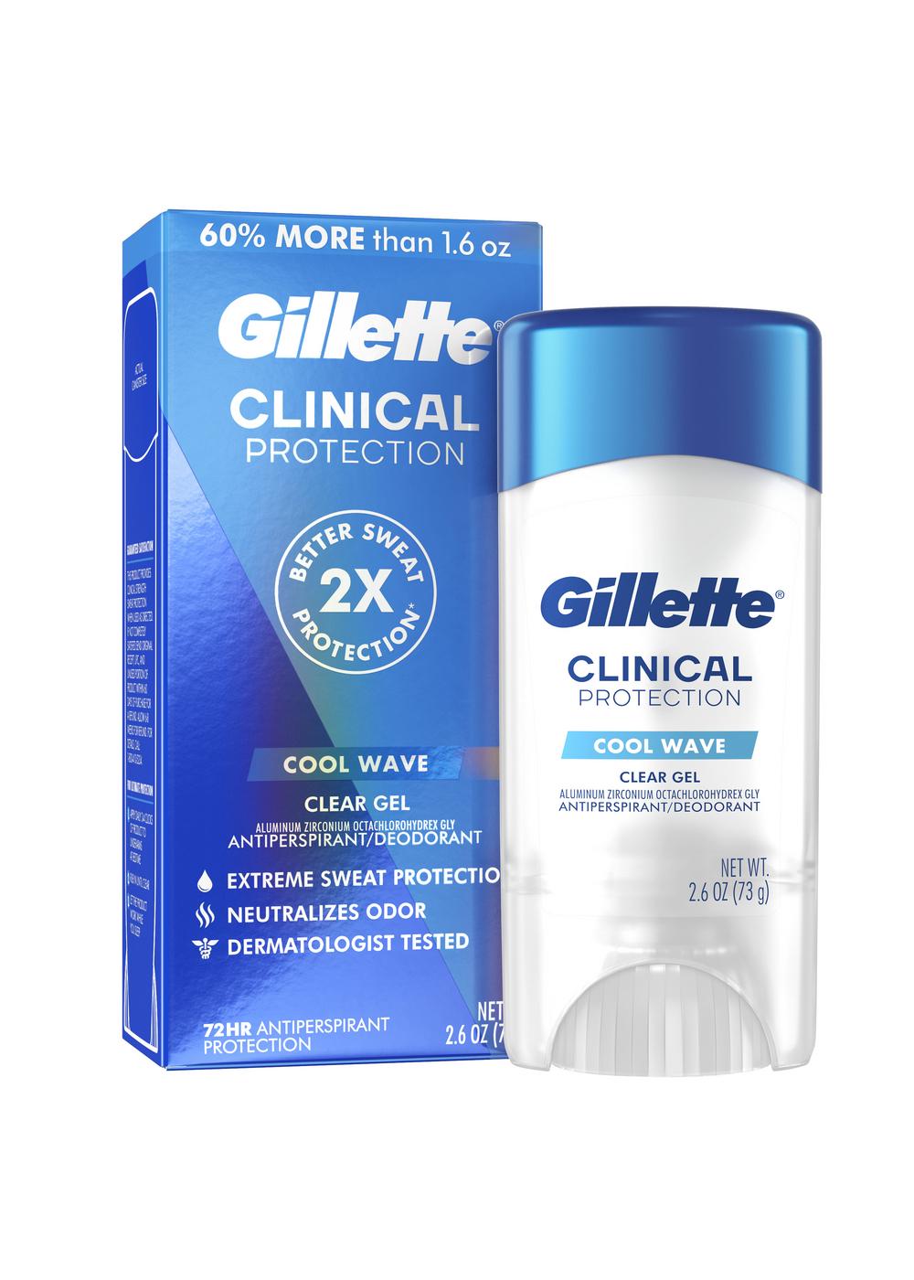 Gillette Clinical Protection Antiperspirant Deodorant Gel - Cool Wave; image 3 of 11