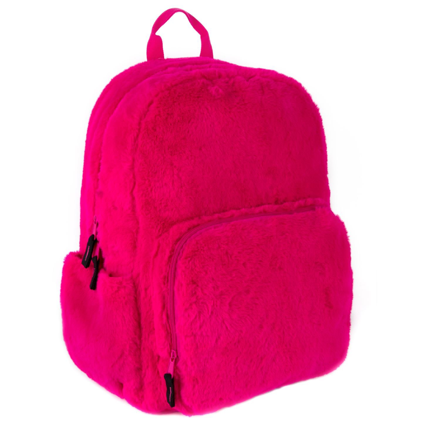 Pink 2024 fuzzy backpack