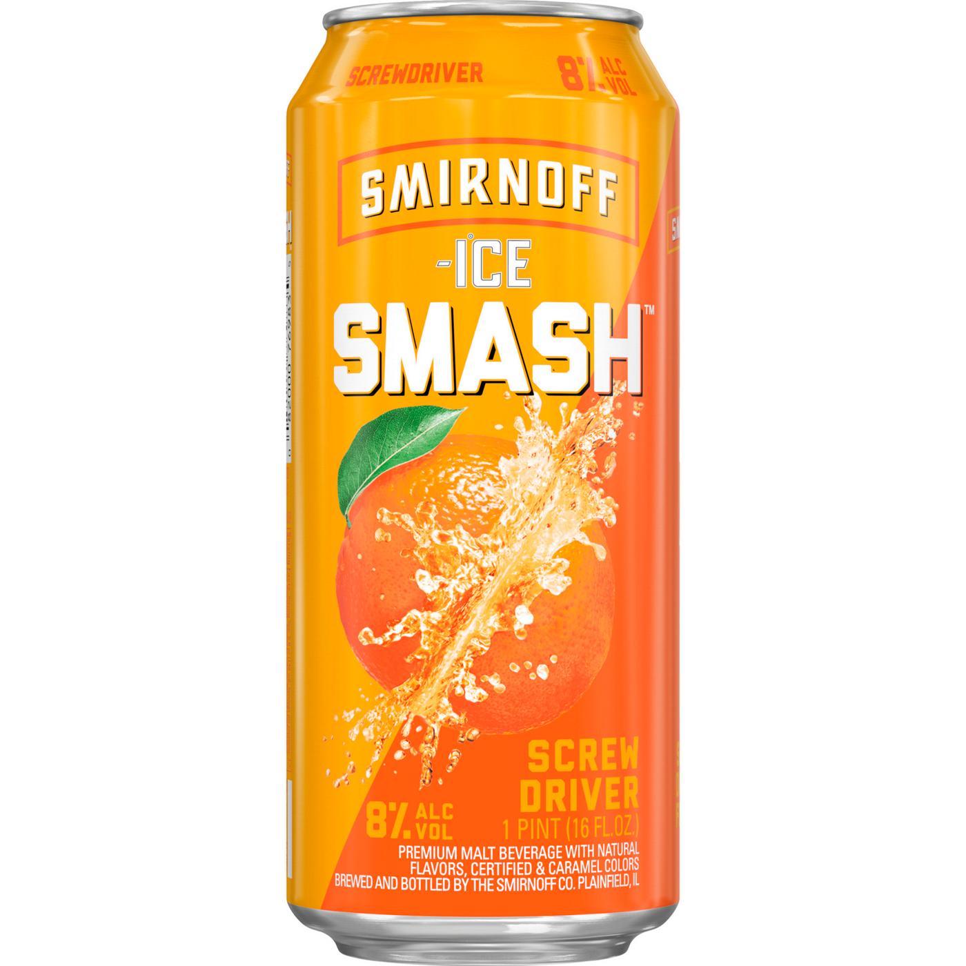 Smirnoff Ice Smash Screwdriver Shop Malt Beverages & Coolers at HEB