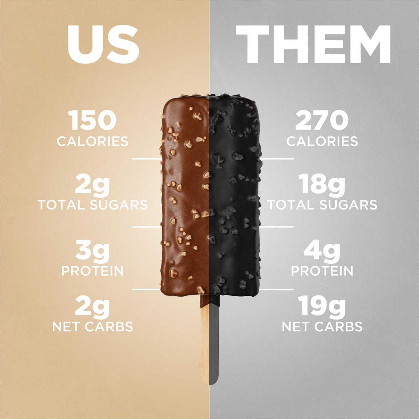 Keto Pint Zero Added Sugar Vanilla Almond Ice Cream Bars; image 6 of 6