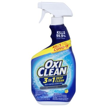OxiClean 3-in-1 Deep Clean Multi-Purpose Disinfectant Spray, 30 oz