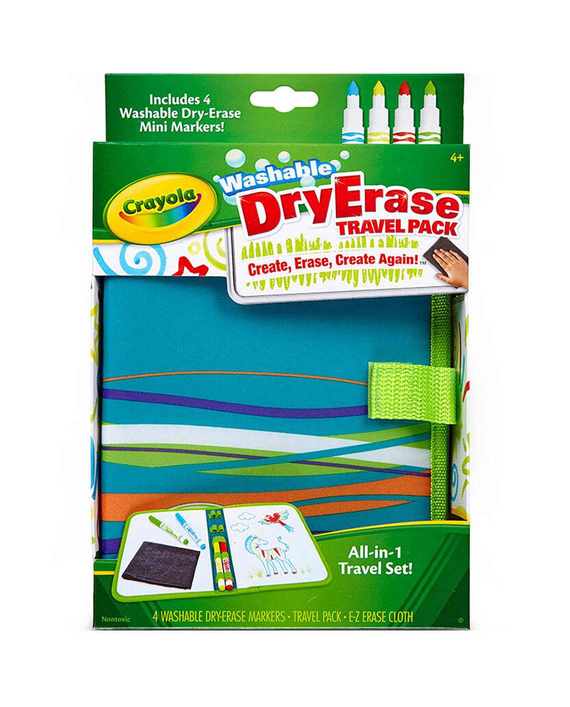 Crayola Washable Dry Erase Travel Pack Shop Books & coloring at HEB