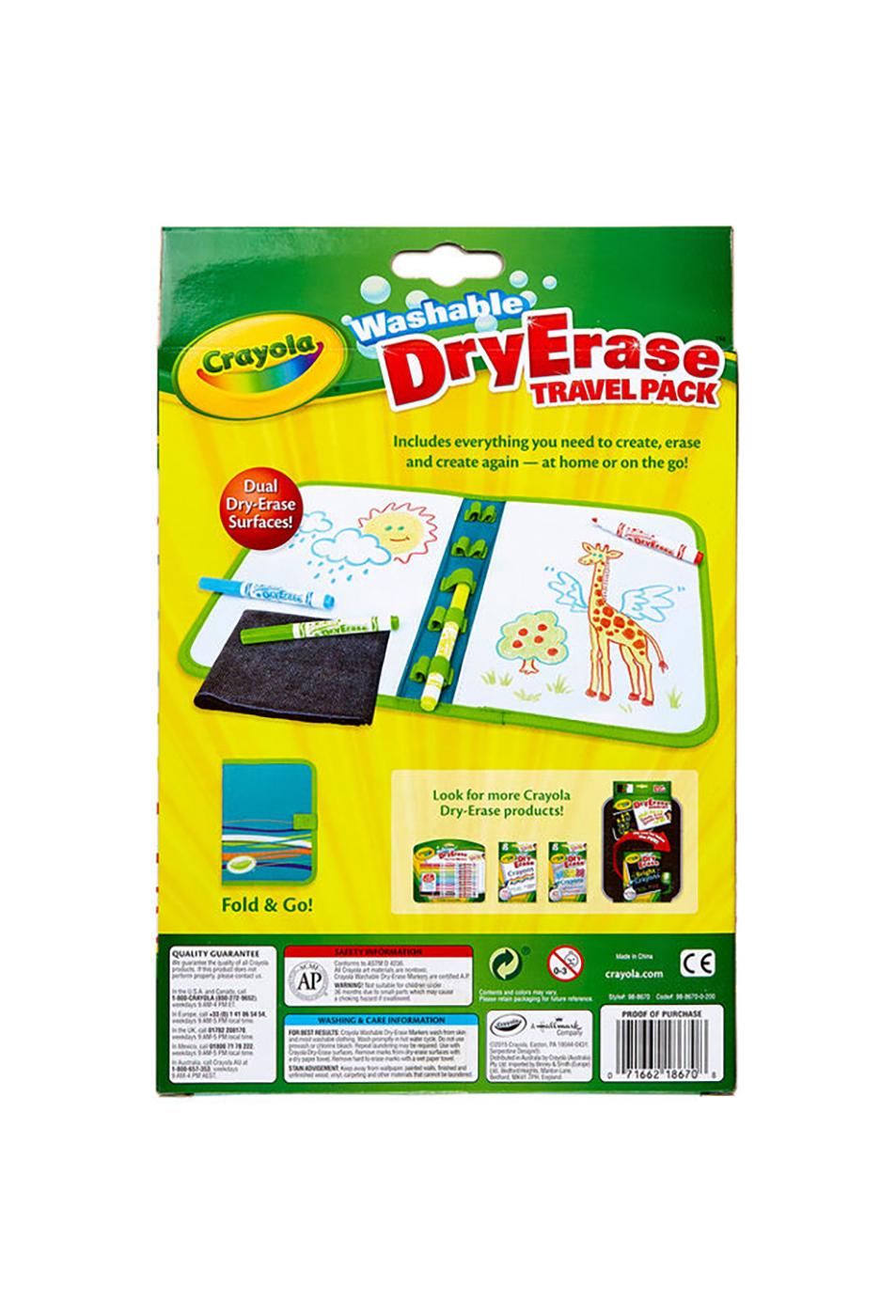 Crayola Washable Dry Erase Travel Pack; image 3 of 3
