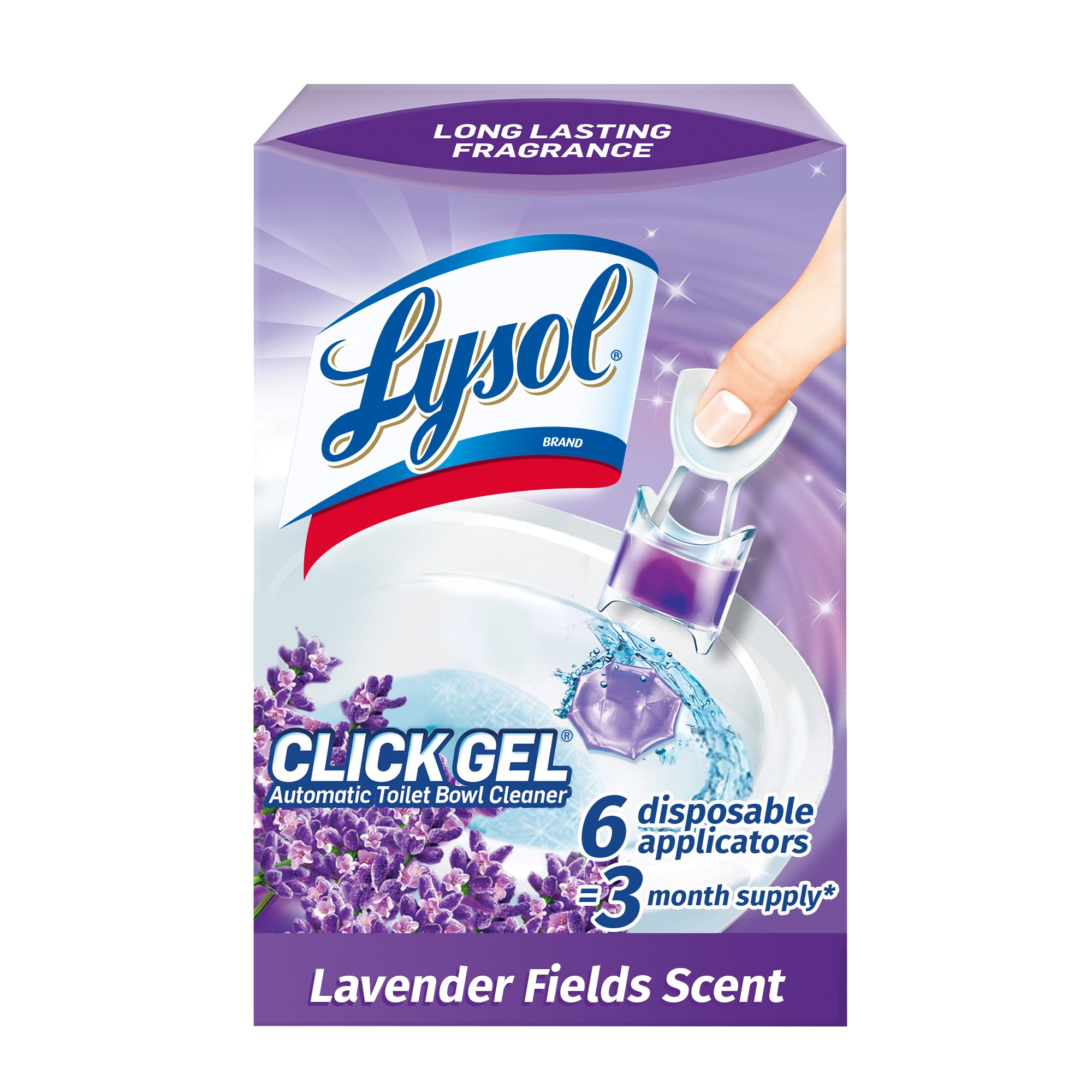 Lysol Click Gel Lavender Fields Automatic Toilet Bowl Cleaner Shop