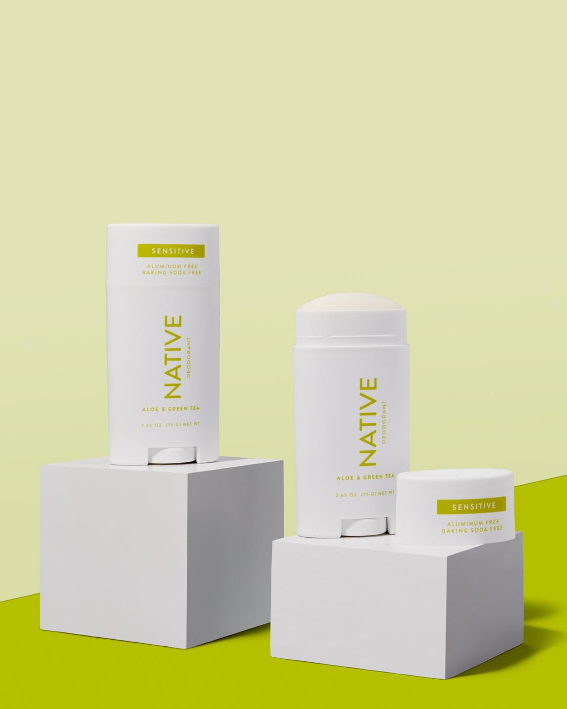 Native Sensitive Deodorant - Aloe & Green Tea; image 2 of 3