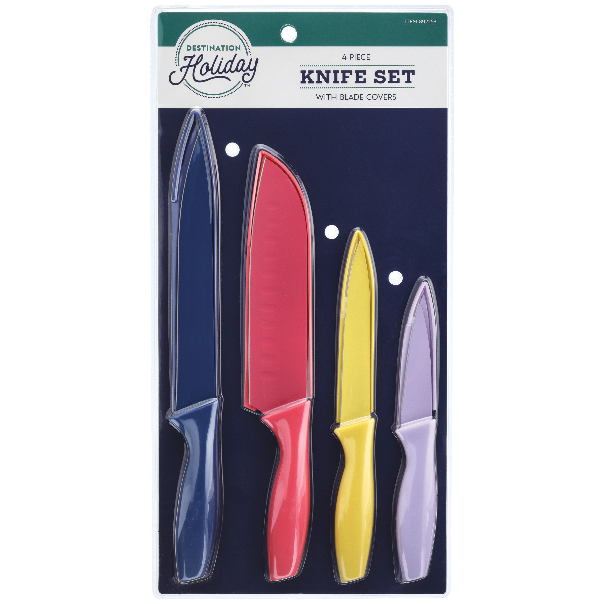 This $17 color-coded knife set with blade covers is perfect for summer