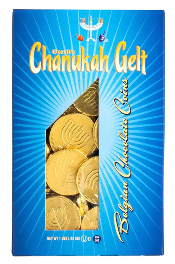 Gerrit's Hanukkah Gelt Tower Chocolate Coins, 16 oz | Central