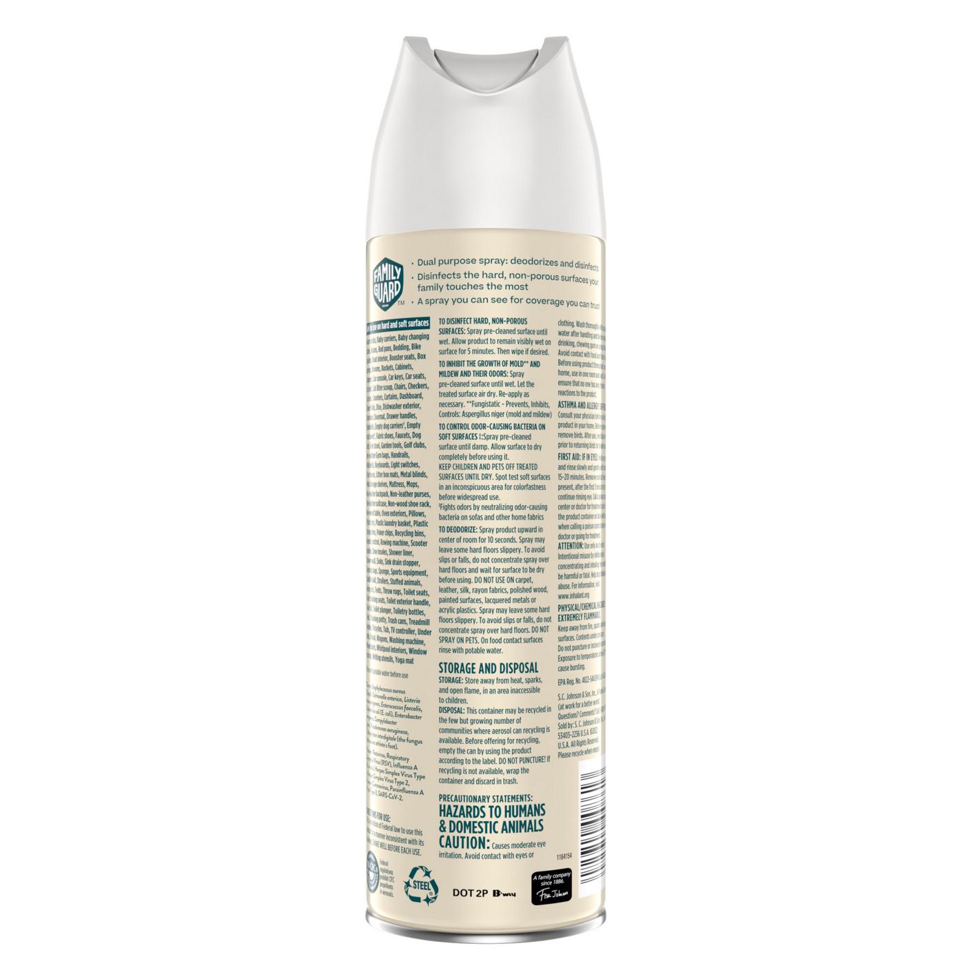 Family Guard Fresh Scent Disinfectant Spray; image 3 of 11