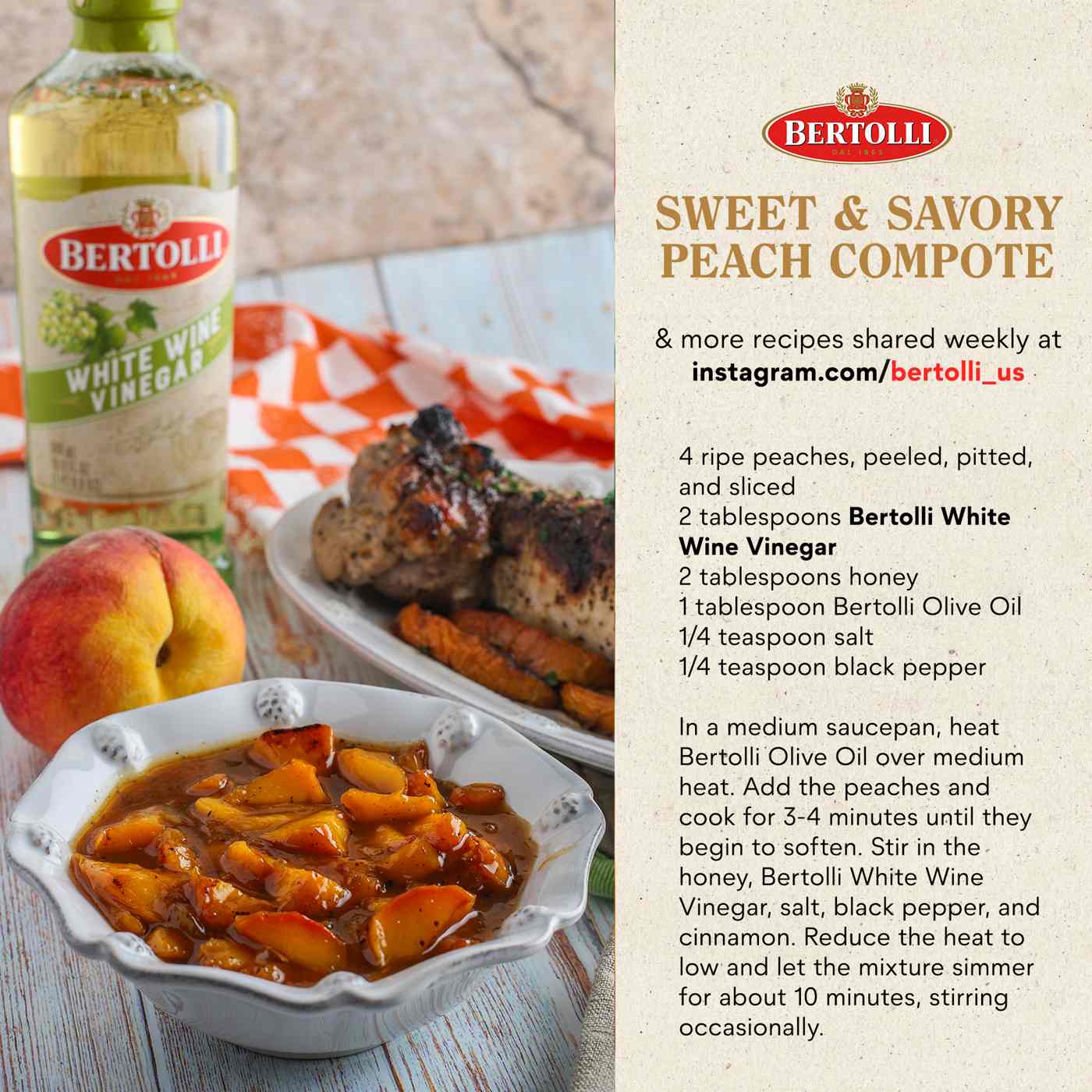 Bertolli White Wine Vinegar; image 7 of 7