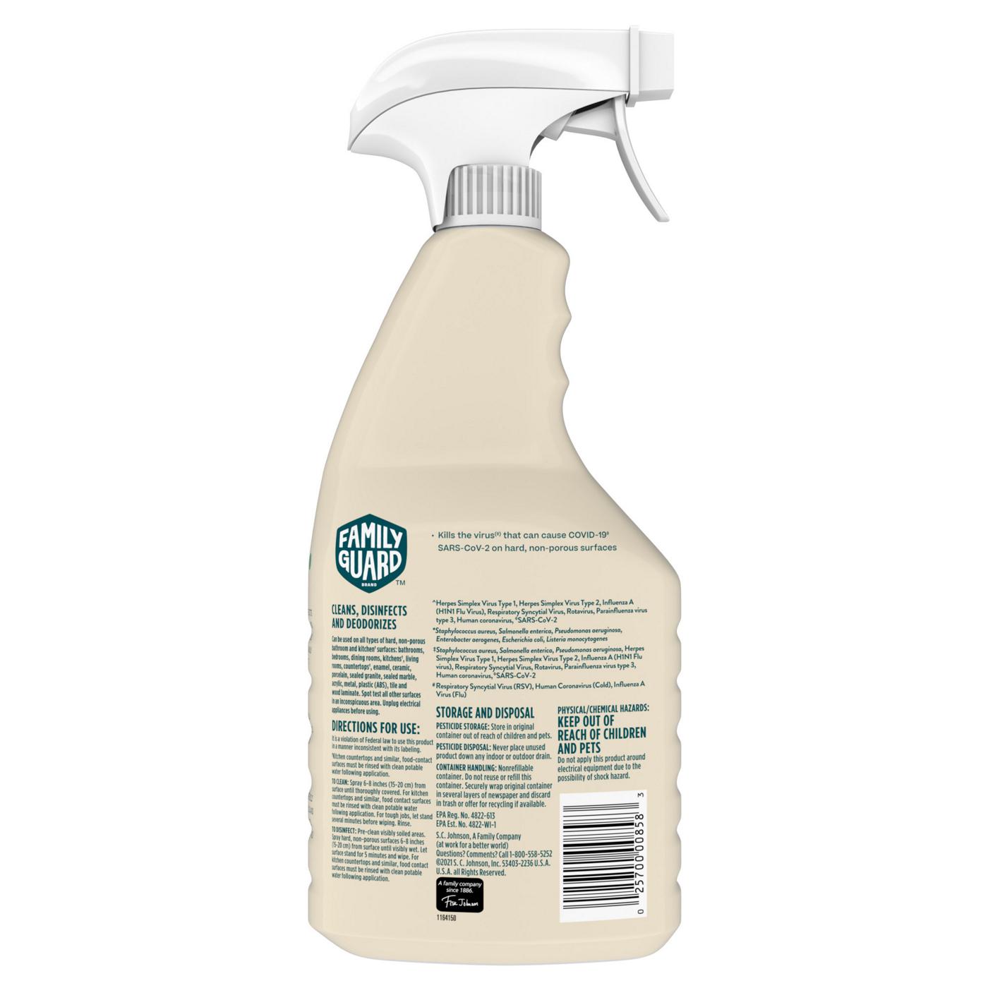 Family Guard Fresh Scent Disinfectant Cleaner Spray; image 5 of 10