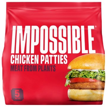 Impossible Chicken Patties Meat from Plants, 5 ct