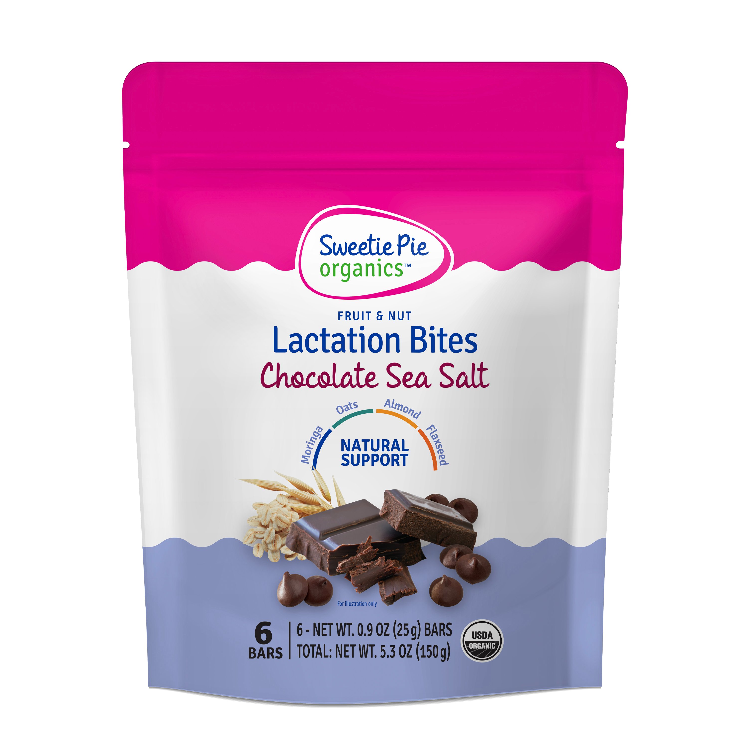 Sweetie Pie Organics Lactation Bites - Chocolate Sea Salt - Shop Breast ...