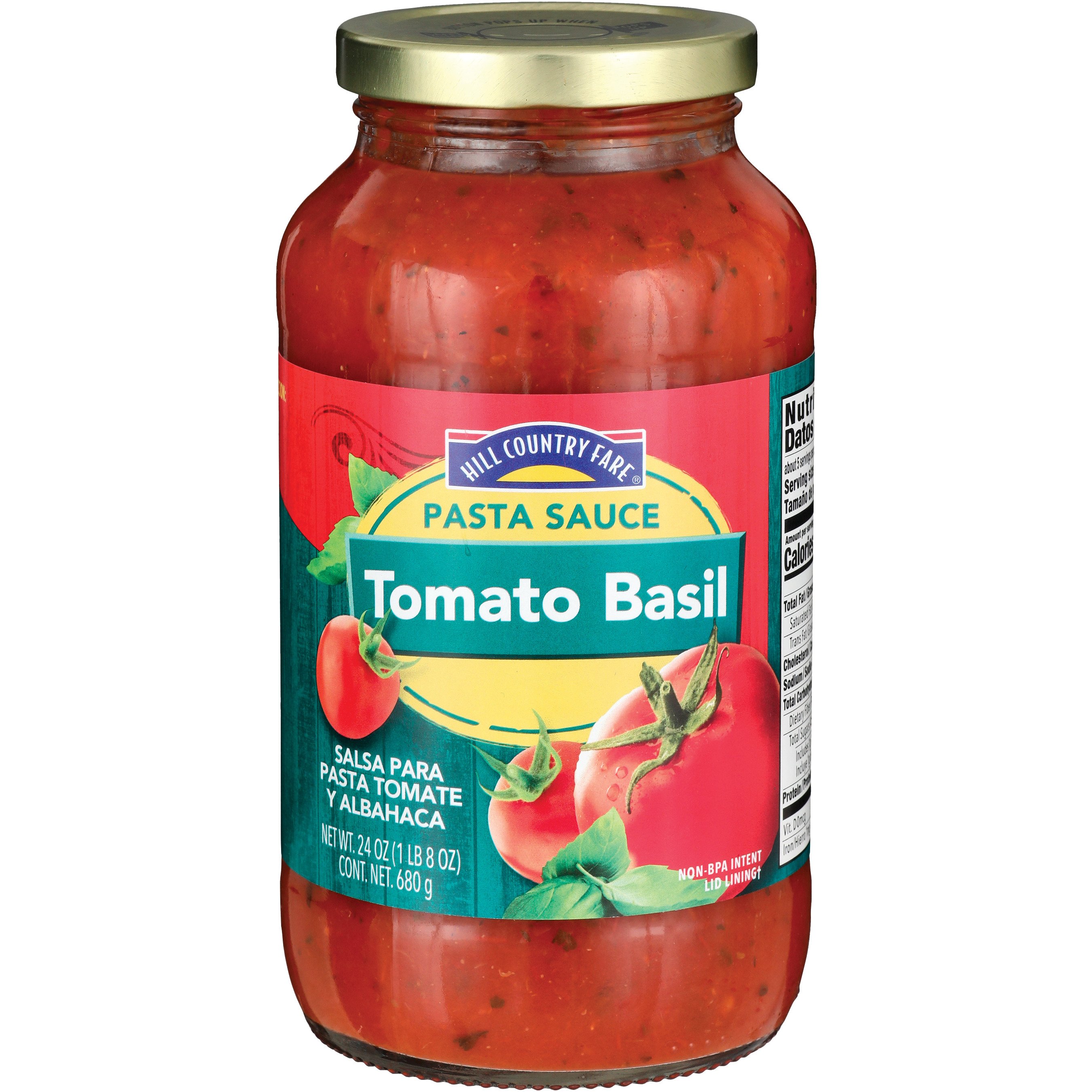 Hill Country Fare Pasta Sauce Tomato Basil Shop Pasta Sauces At H E B