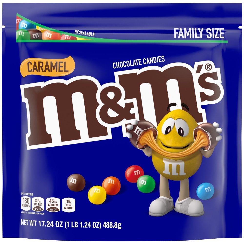 M&M'S Caramel Milk Chocolate Candy - Sharing Size