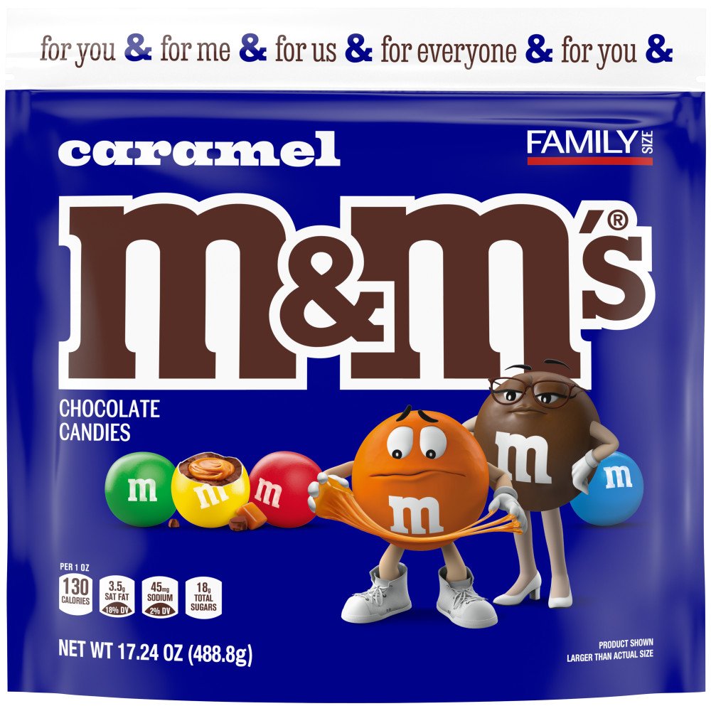 M&M'S Caramel Chocolate Candy - Family Size - Shop Candy at H-E-B