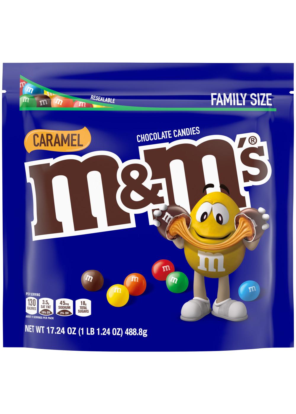 M&M's, Peanut Milk Chocolate Candies Family Size , 19.2 Oz