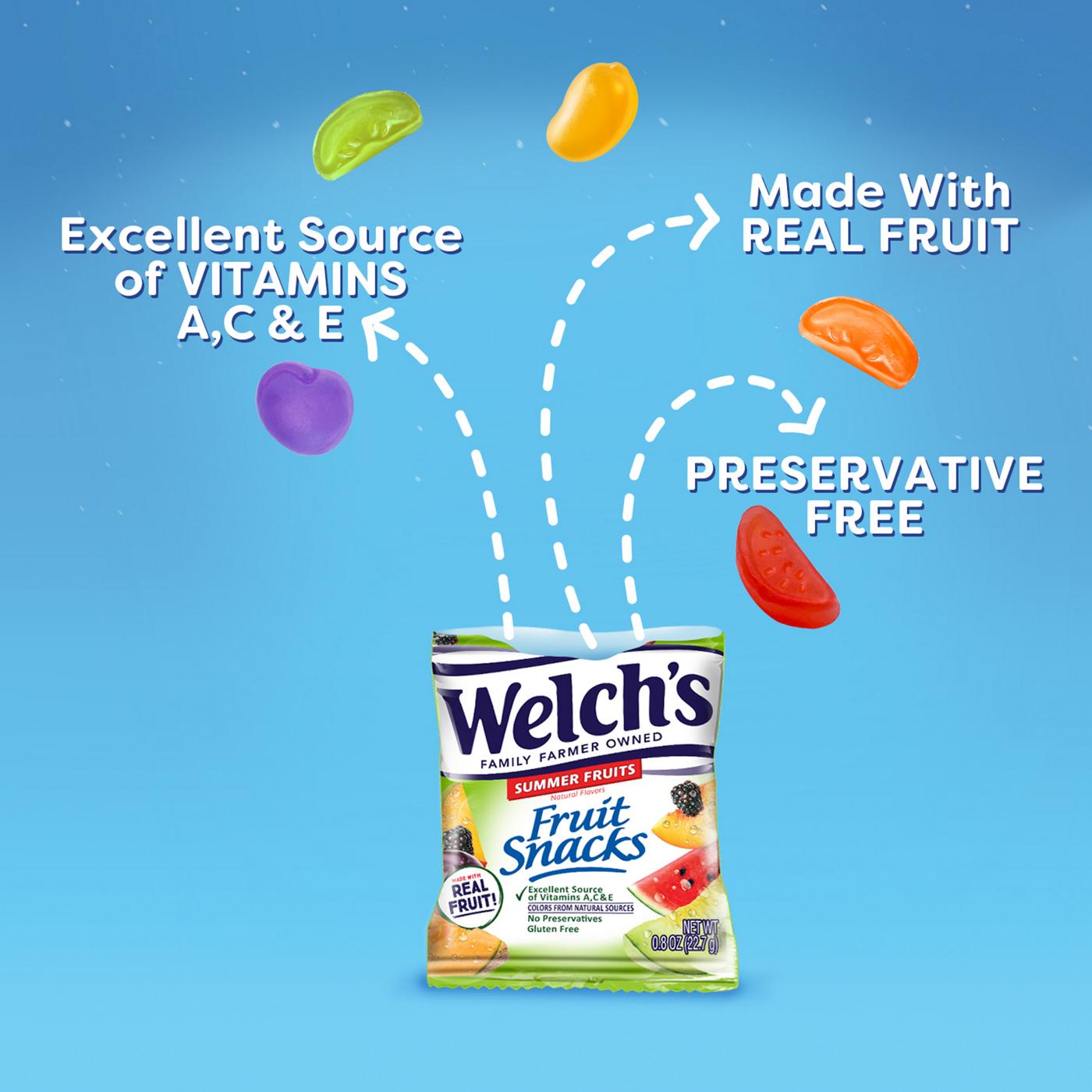 Welch's Summer Fruits Fruit Snacks; image 2 of 2