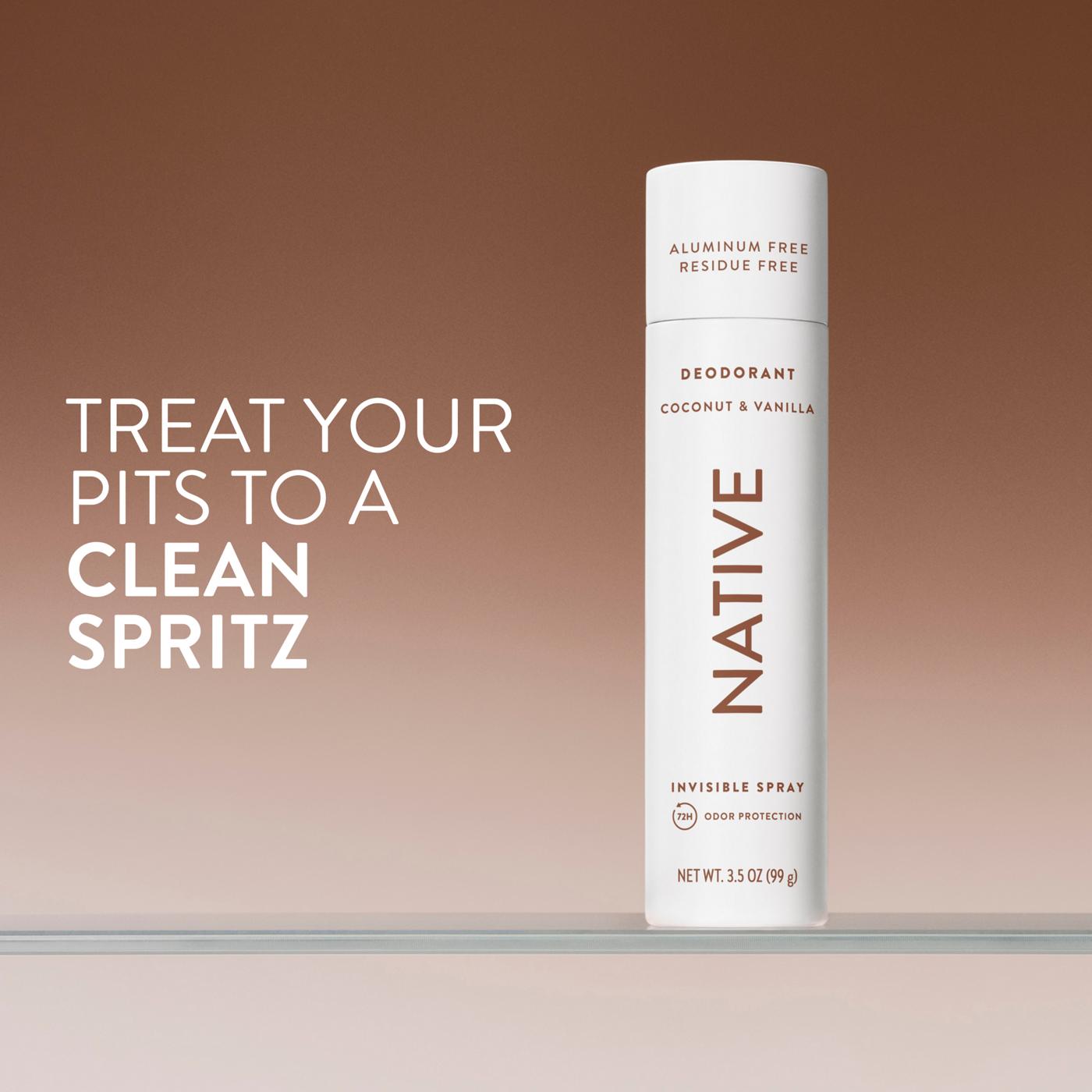 Native Deodorant Spray - Coconut & Vanilla; image 2 of 8