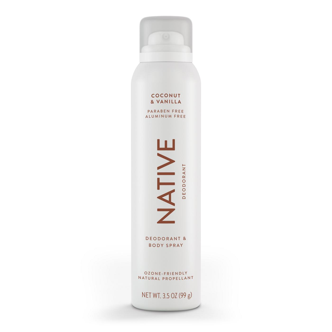 Native Deodorant Spray - Coconut & Vanilla; image 1 of 2