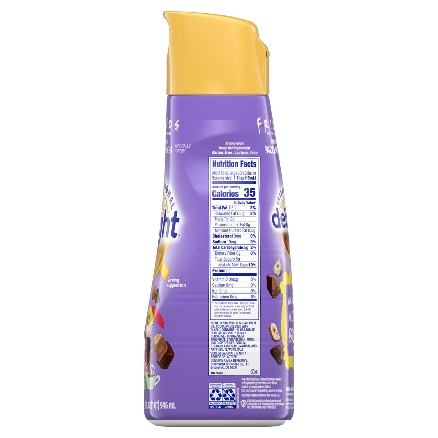 International Delight Friends Manhattan Hazelnut Mocha Liquid Coffee Creamer Shop Coffee