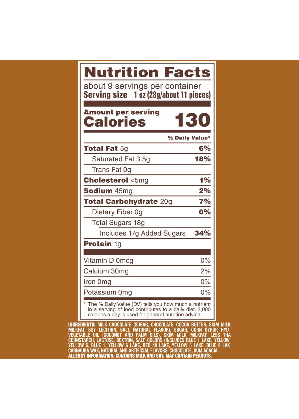 M&M'S Caramel Cold Brew Coffee Flavor Chocolate Candy Shop Candy at HEB