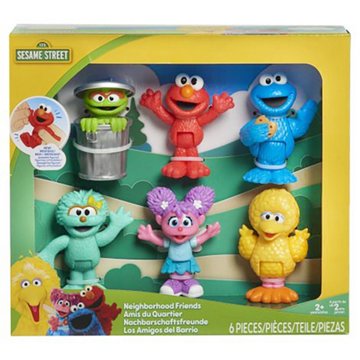 Just Play Sesame Street Neighborhood Friends, 6 pc