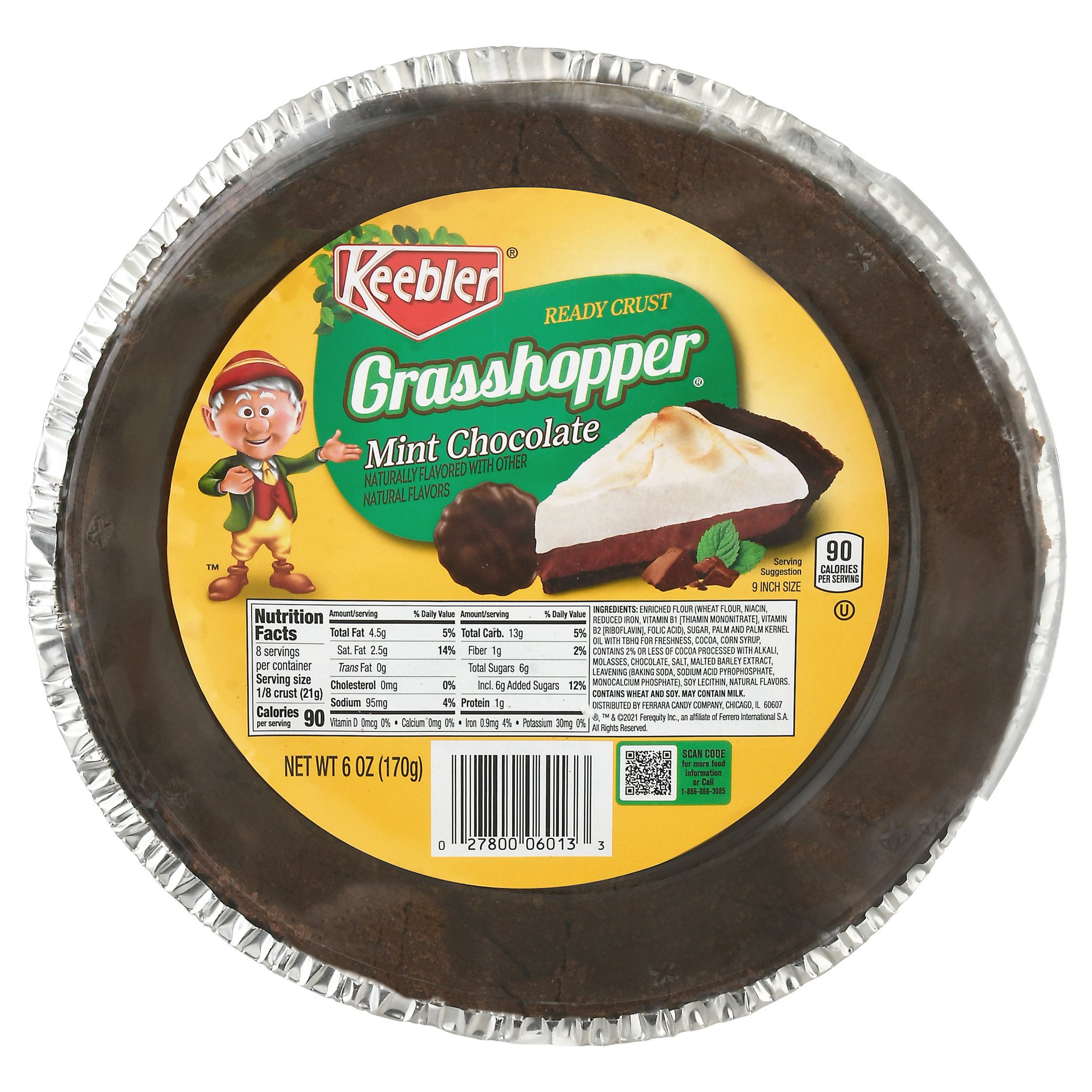Keebler Ready Crust Mint Chocolate Pie Crust Shop Pie