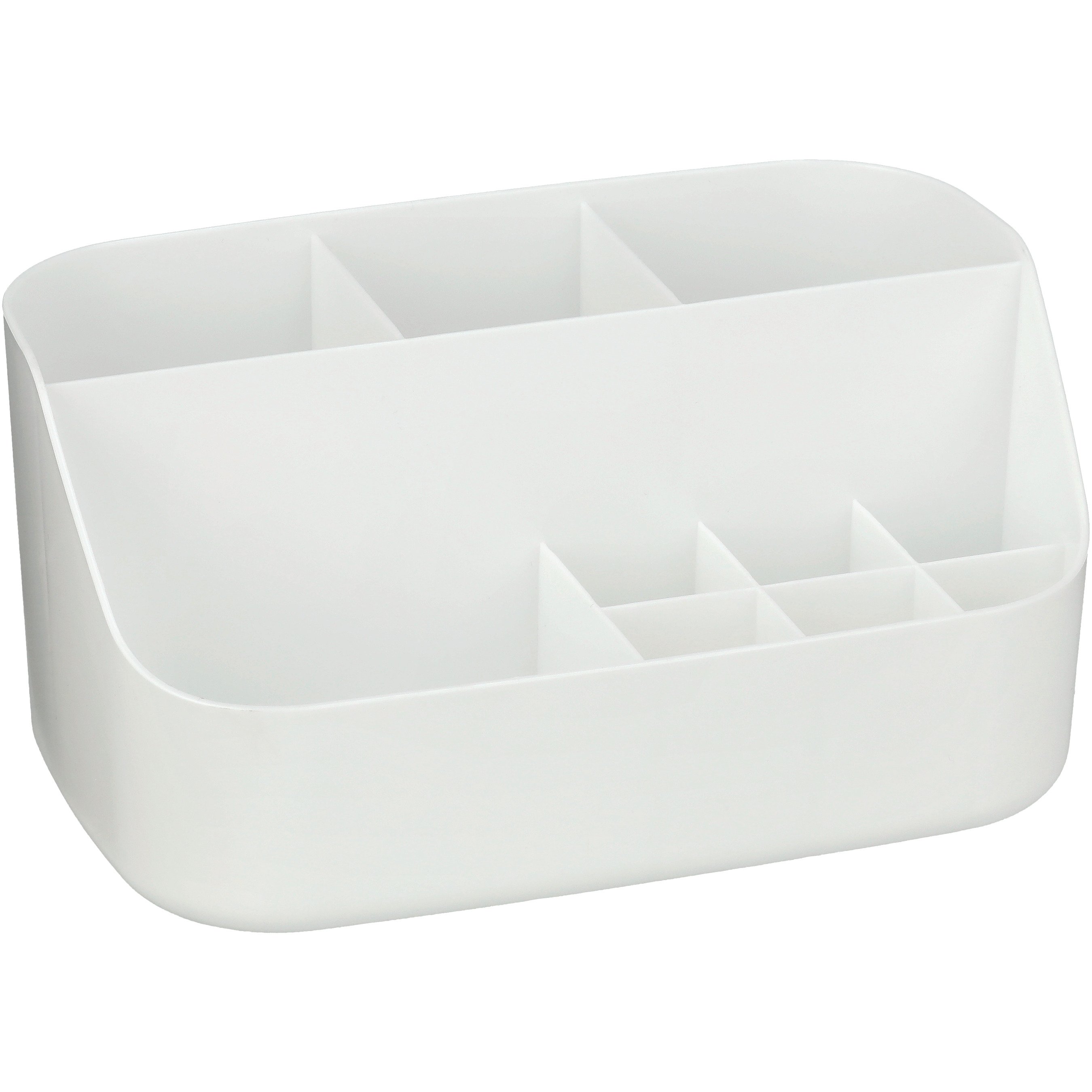 Destination Holiday Multi Compartment Countertop Storage Caddy White