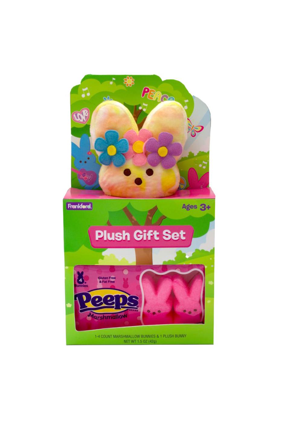 Frankford Peeps Flower Power Plush Bunny Easter Gift Set; image 1 of 3