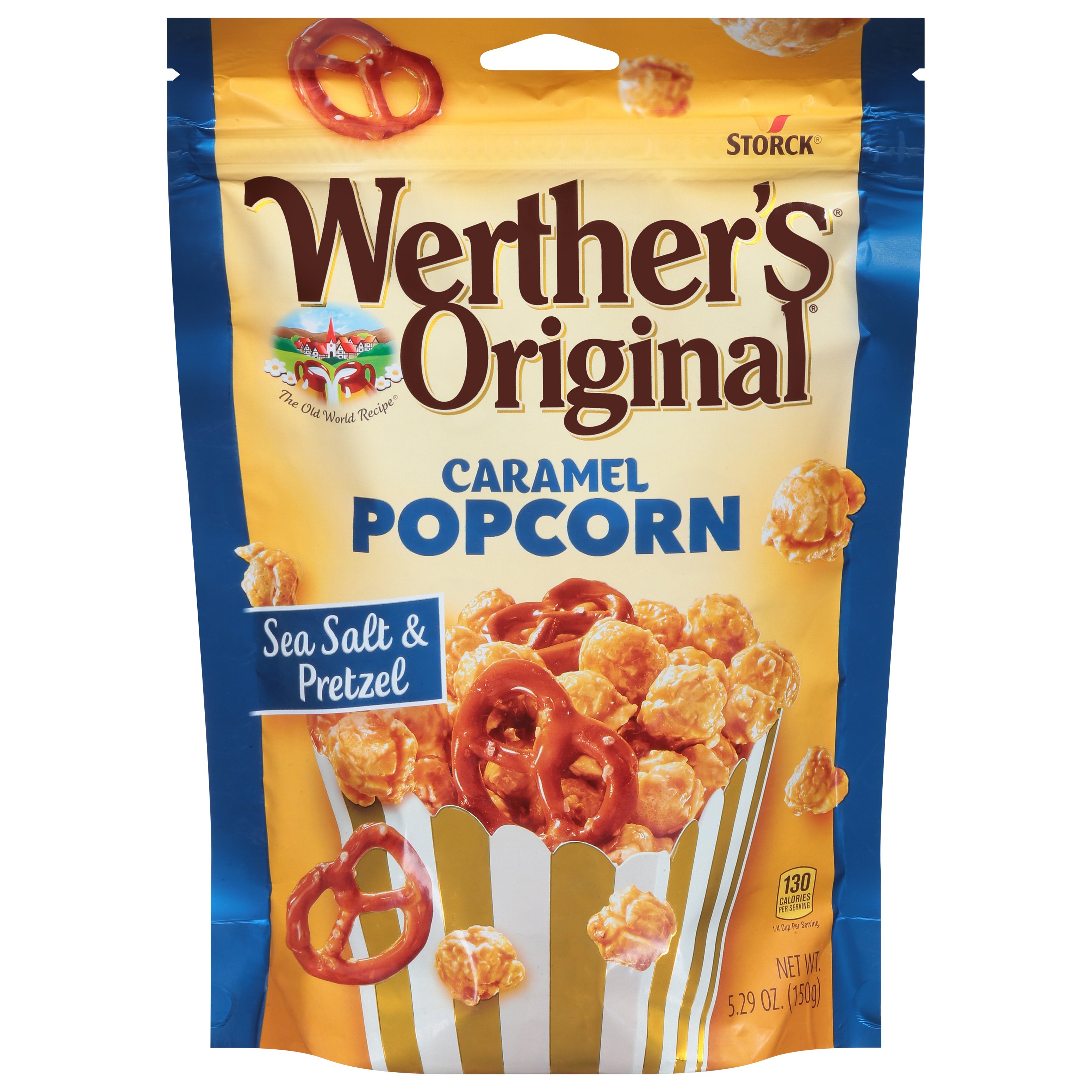 Werther's Original Sea Salt & Pretzel Caramel Popcorn Shop Candy at HEB