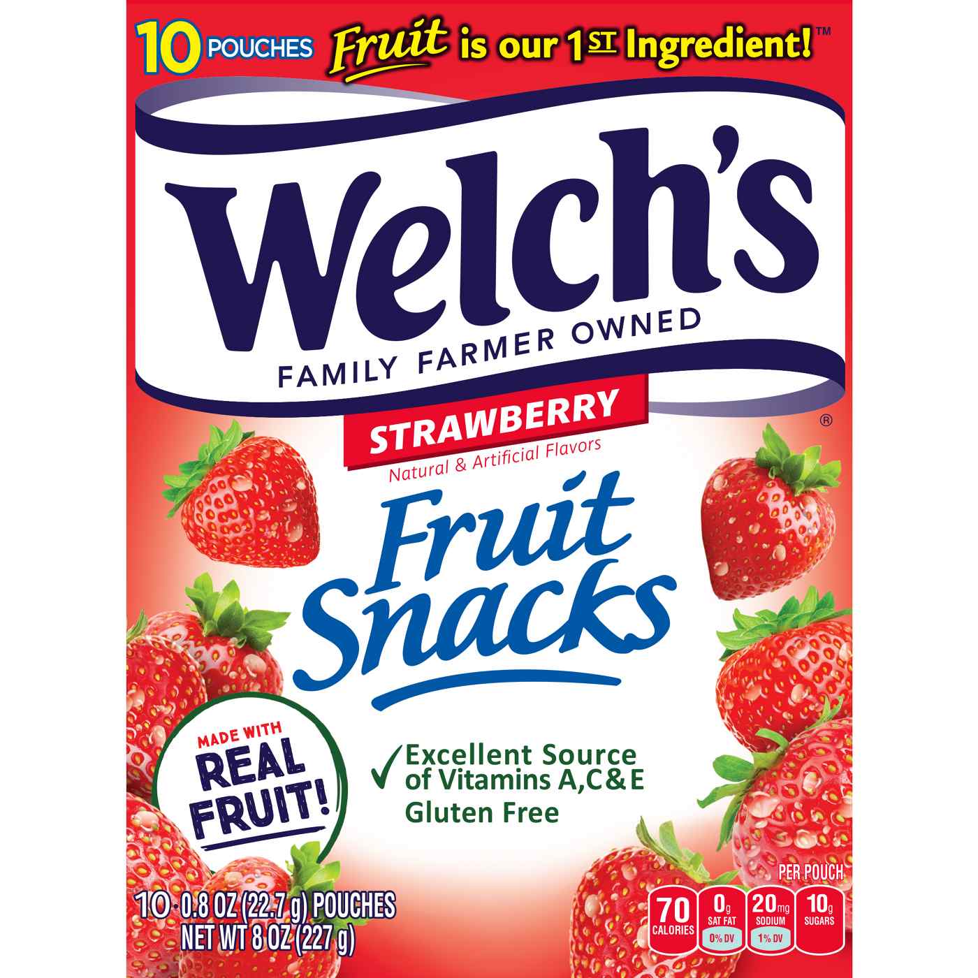 Welch's Strawberry Fruit Snacks; image 1 of 4