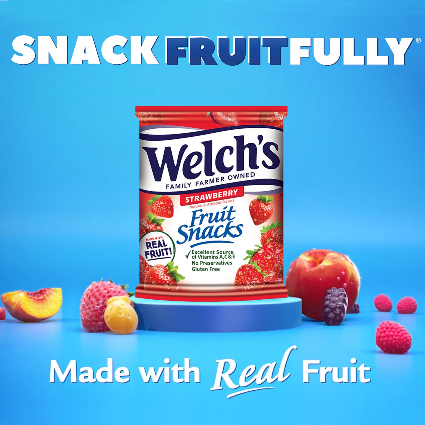 Welch's Strawberry Fruit Snacks; image 2 of 4