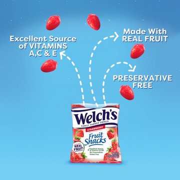 Welch's Strawberry Fruit Snacks, 10 ct