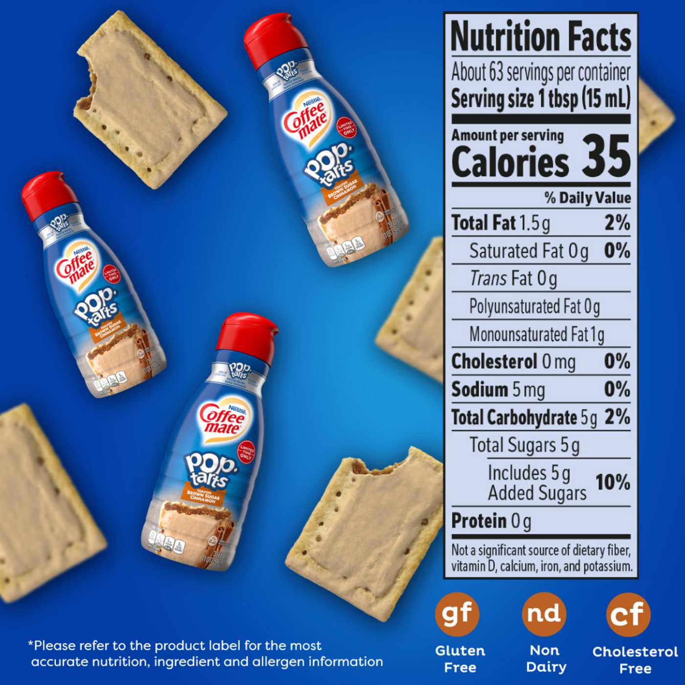 Nestle Coffee Mate Pop Tarts Brown Sugar Cinnamon Liquid Coffee Creamer Shop Coffee creamer at