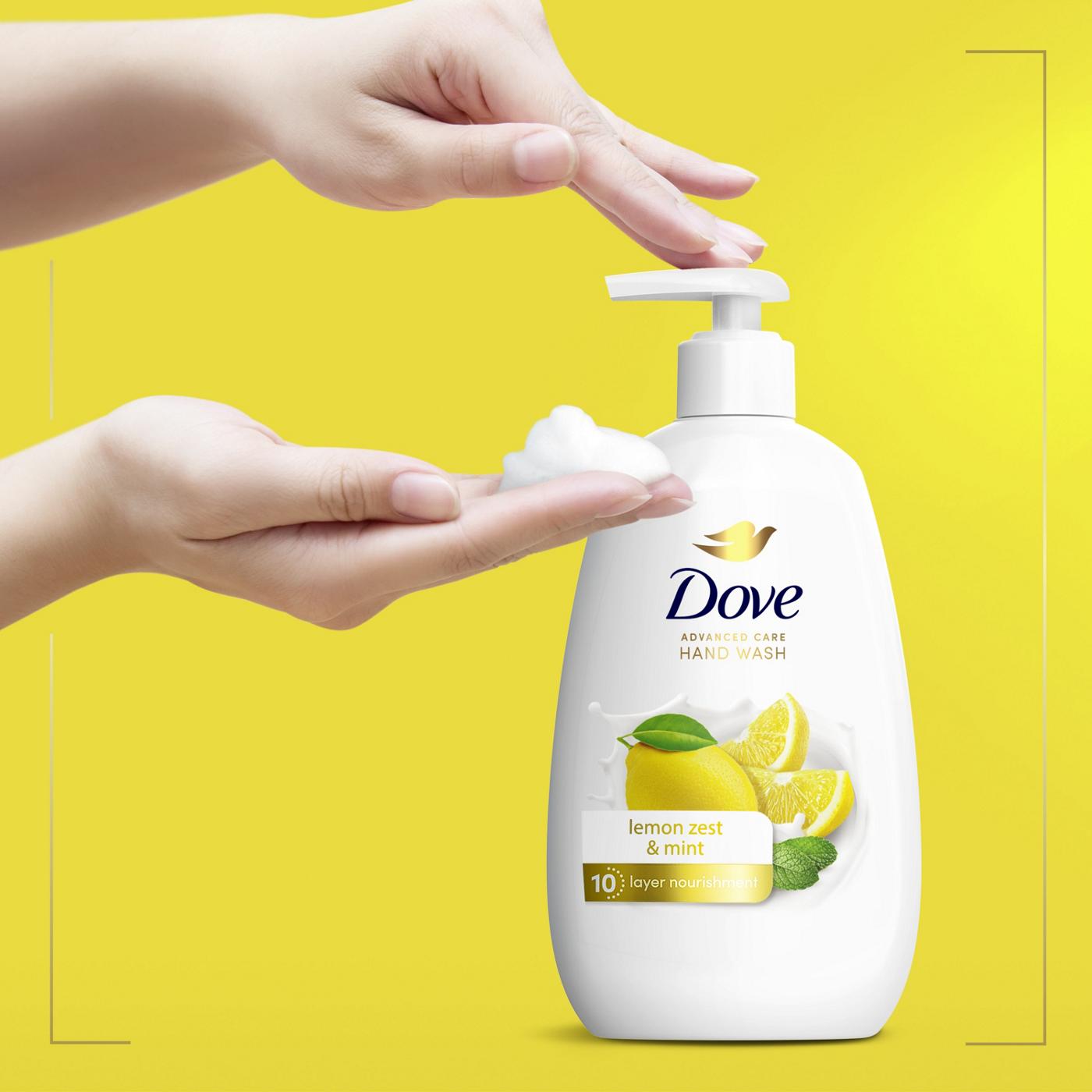 Dove Advanced Care Lemon Zest & Mint Hand Wash; image 2 of 10