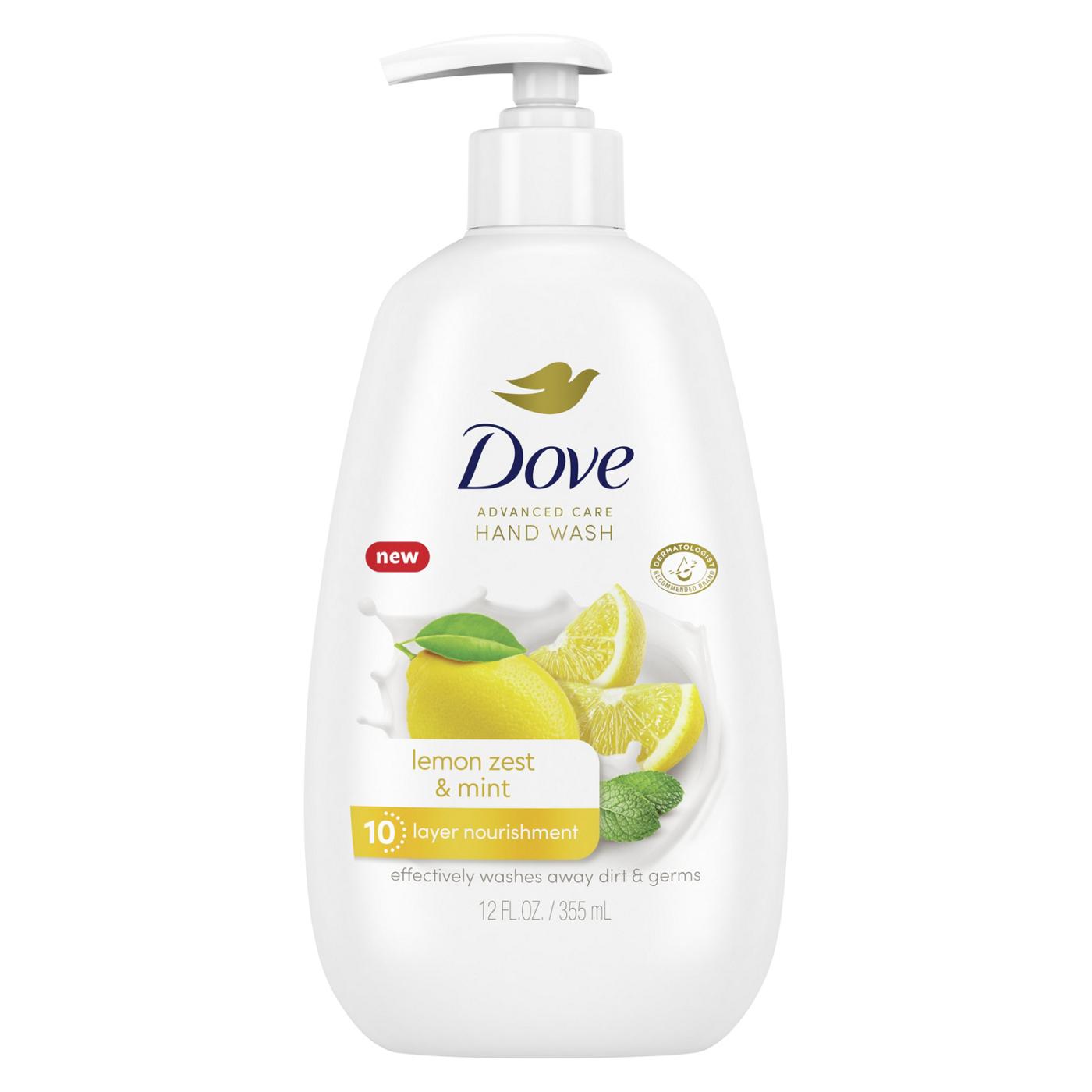 Dove Advanced Care Lemon Zest & Mint Hand Wash Shop Hand & Bar Soap