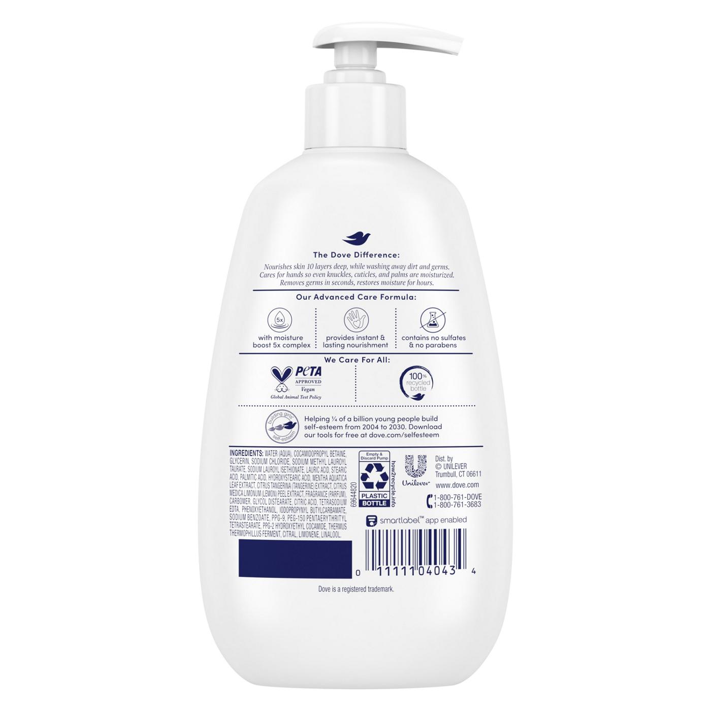 Dove Advanced Care Lemon Zest & Mint Hand Wash; image 4 of 10