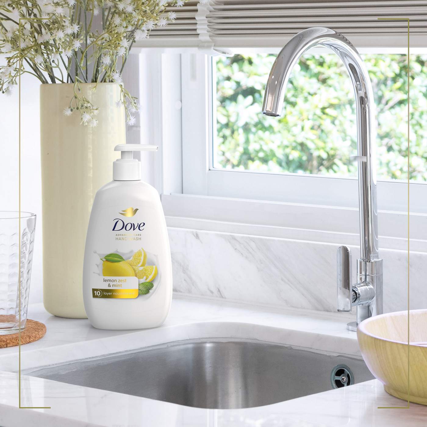 Dove Advanced Care Lemon Zest & Mint Hand Wash Shop Hand & bar soap